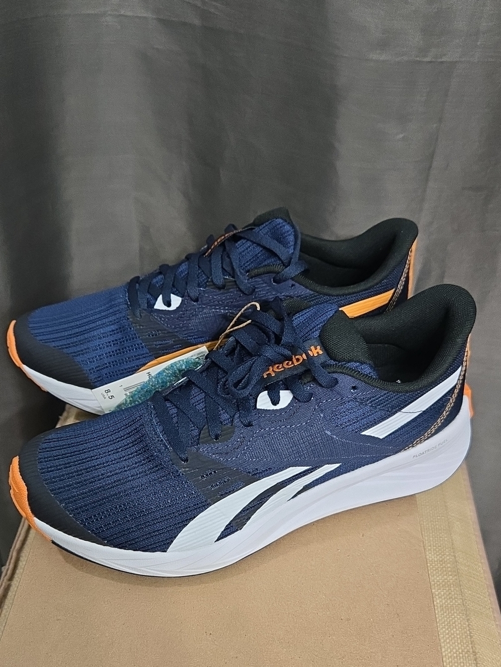Reebok Navy, White & Orange Women's Running Sneakers